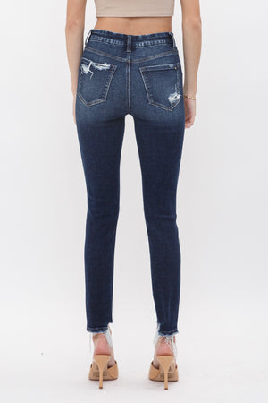 MDP-S174 Mica Denim High Rise Distressed Skinny Jeans
