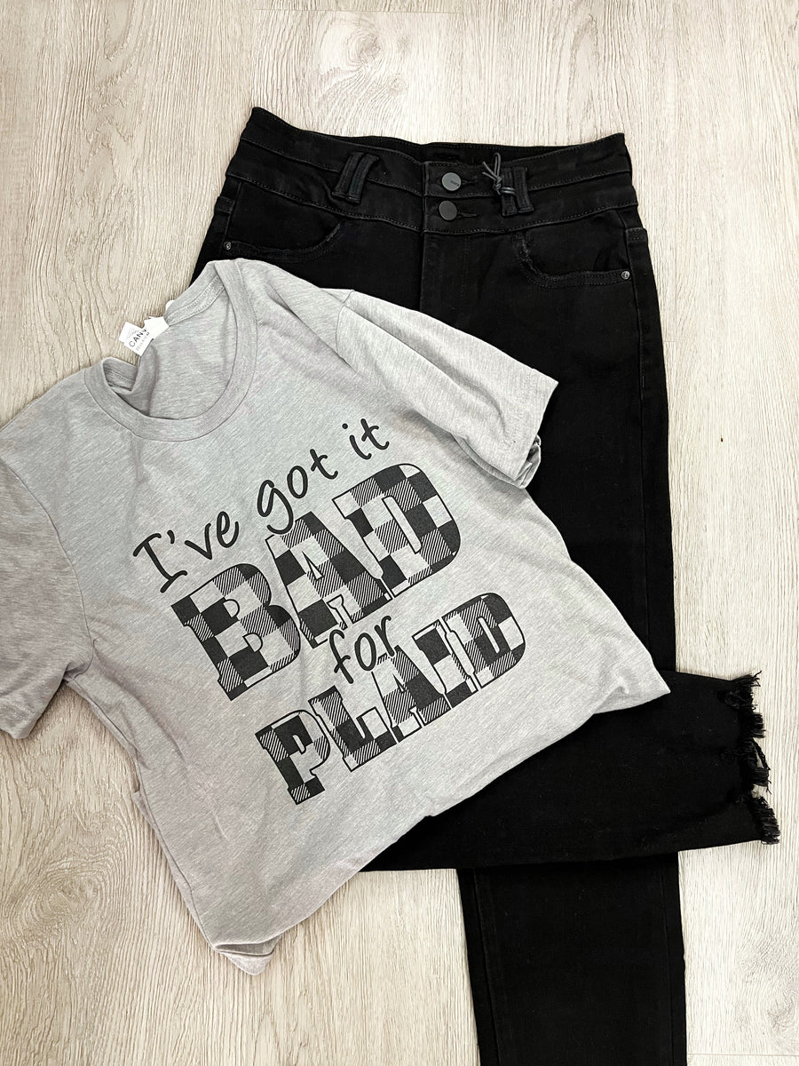"I've Got It Bad For Plaid" Graphic Tee