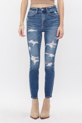 Mica Denim Hi-Rise Distressed Skinny- MDP-S102