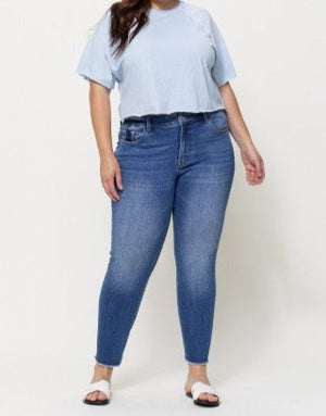 Vervet Mid-Rise Crop Skinny Jeans- V2159M