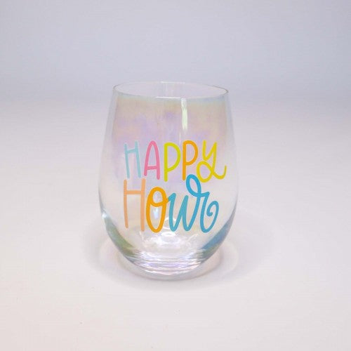 BF "Glass Stemless Cup