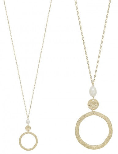 "Rylie" Open Circle Necklace