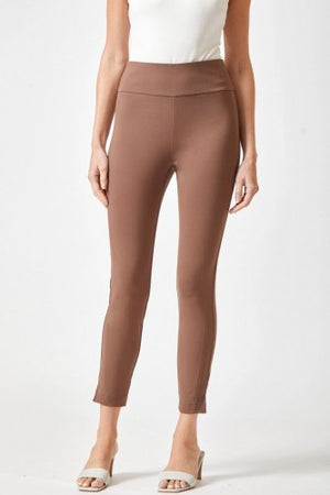"All The Way" Skinny Pant- Brown